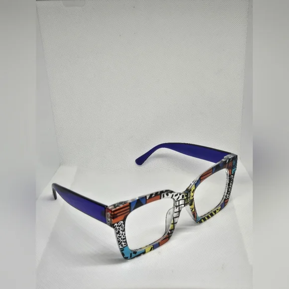 Colorful Geometric Patterned Glasses - Picture 4 of 7